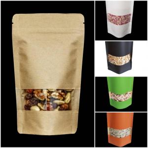 Kraft Paper Doypack with Window