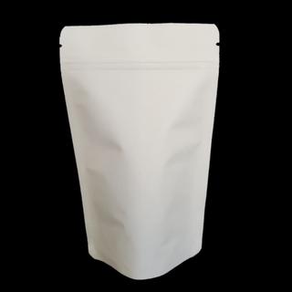 Doypack de papel Kraft blanco 110x185x65mm