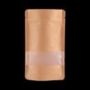 Compostable Doypacks with Window 130x225x70mm