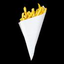 Paper Cone Pouches - White 190x190x270mm